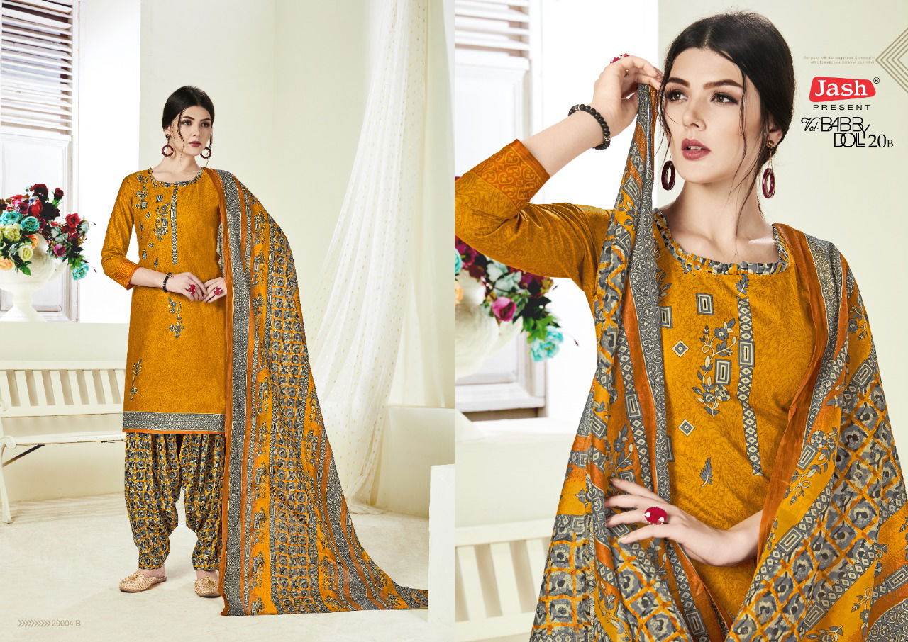 Jash Baby Doll 20 B Pure Cotton Printed Dress Material
